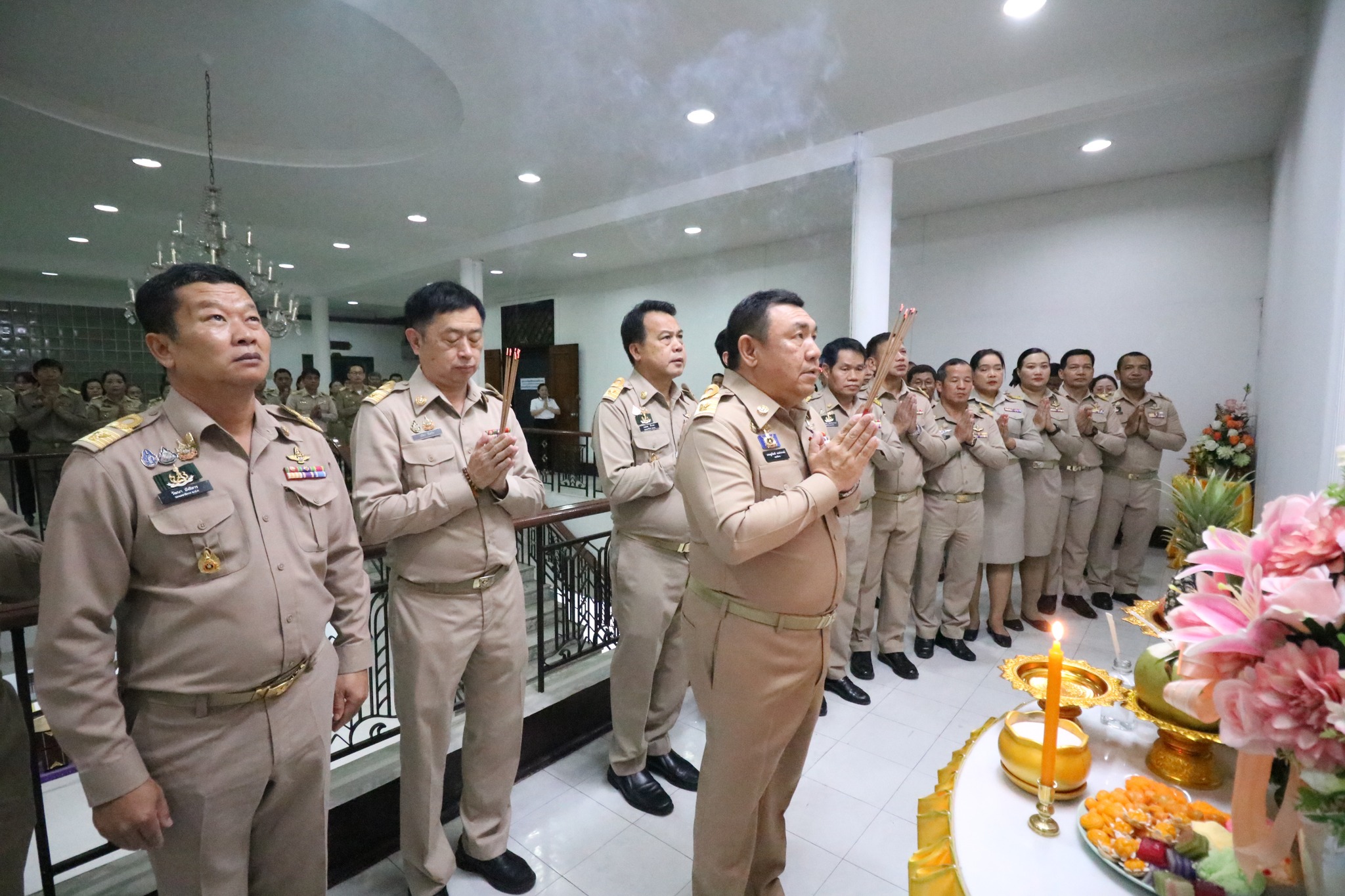 title - ส.ป.ก. จัดพิธีสักการะสิ่งศักดิ์สิทธิ์และพิธีสงฆ์ในโอกาสวันคล้ายวันสถาปนาครบรอบ 51 ปี